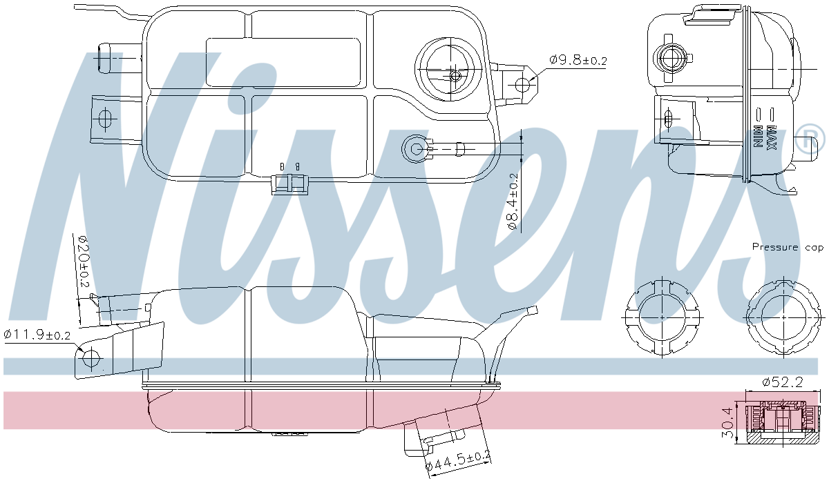 Nissens Coolant Expansion Tank 996359