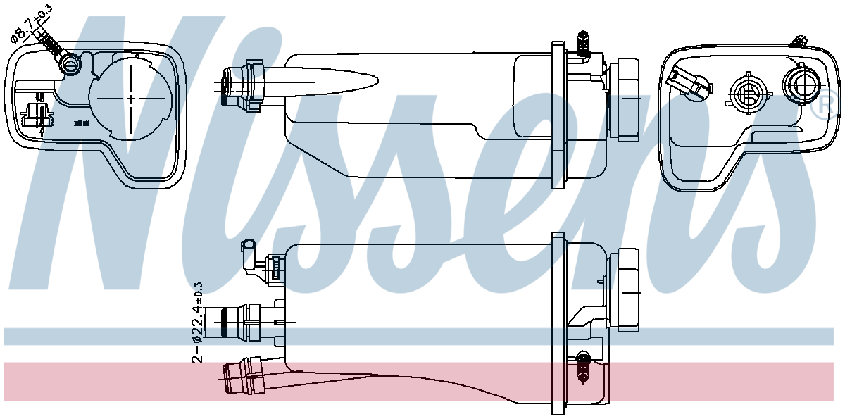 Nissens Coolant Expansion Tank 996361