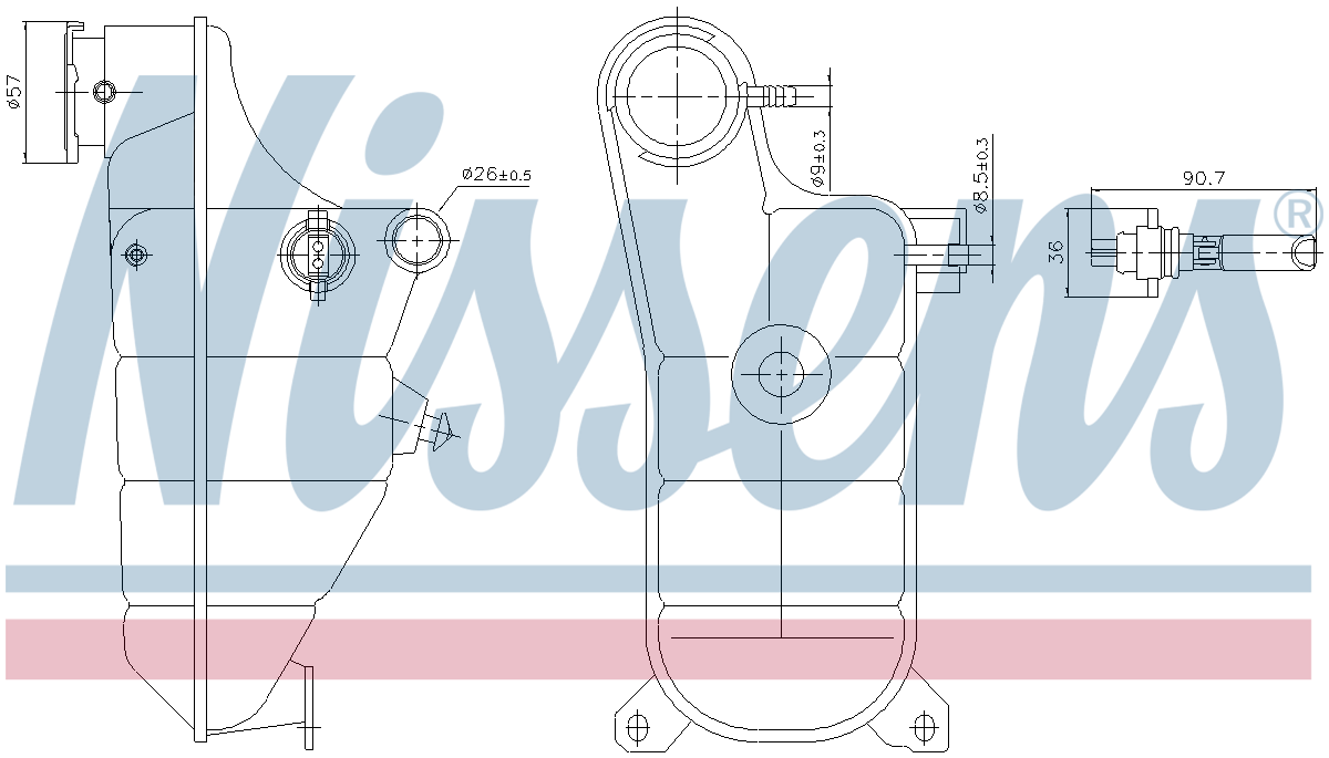 Nissens Coolant Expansion Tank 996364