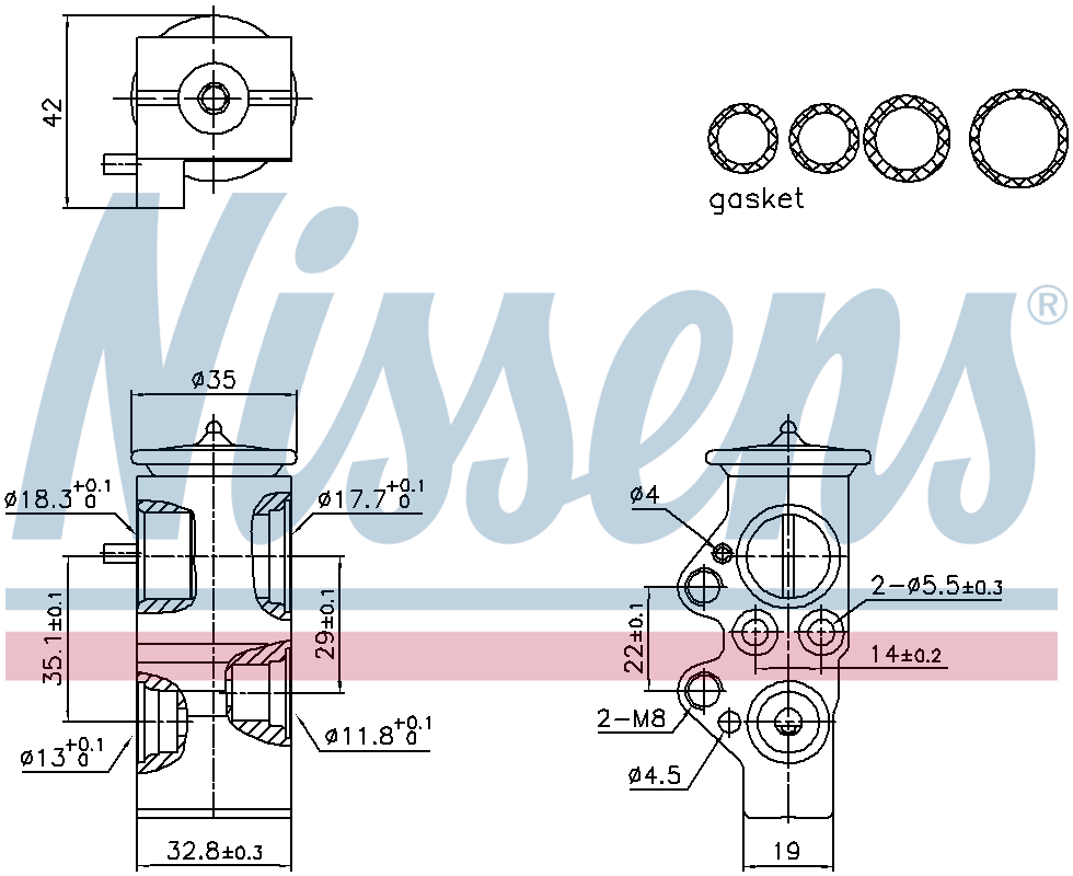 Nissens Aircon Expansion Valve 999428
