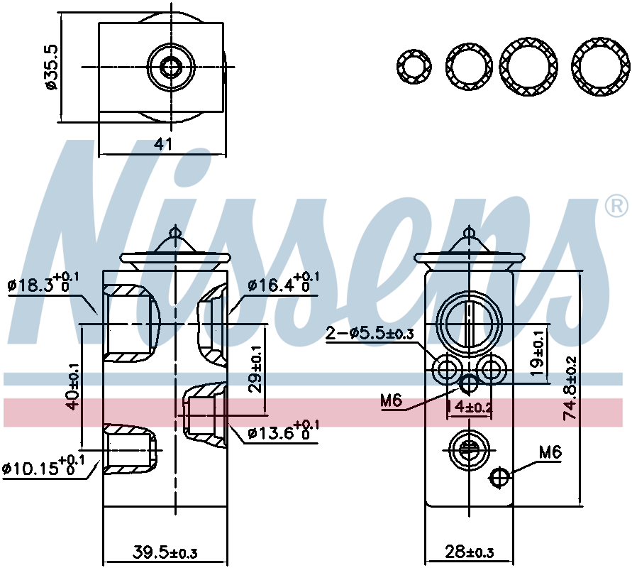 Nissens Aircon Expansion Valve 999438
