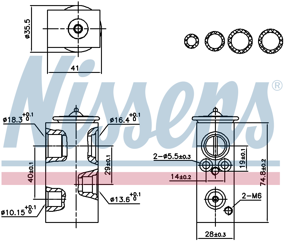 Nissens Aircon Expansion Valve 999457