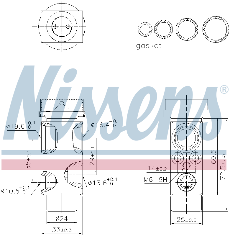 Nissens Aircon Expansion Valve 999479