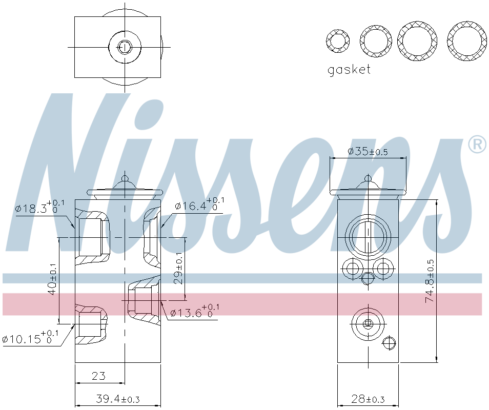 Nissens Aircon Expansion Valve 999567
