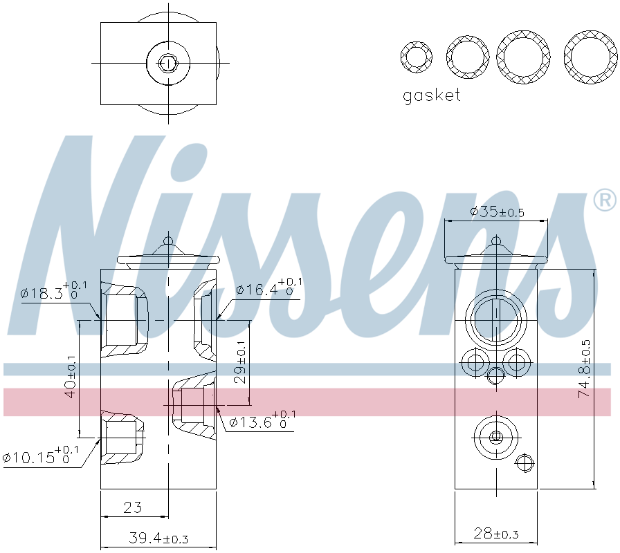 Nissens Aircon Expansion Valve 999574