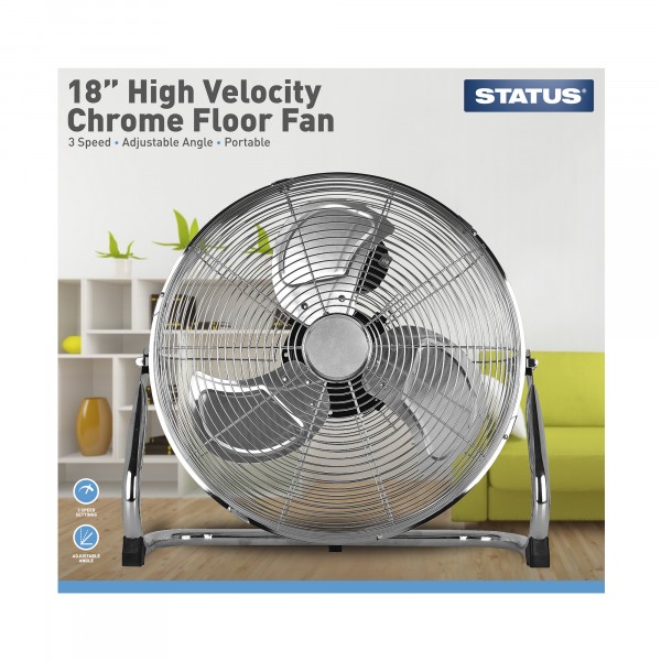 Status 3 Speed Floor Stand Fan – 18in.