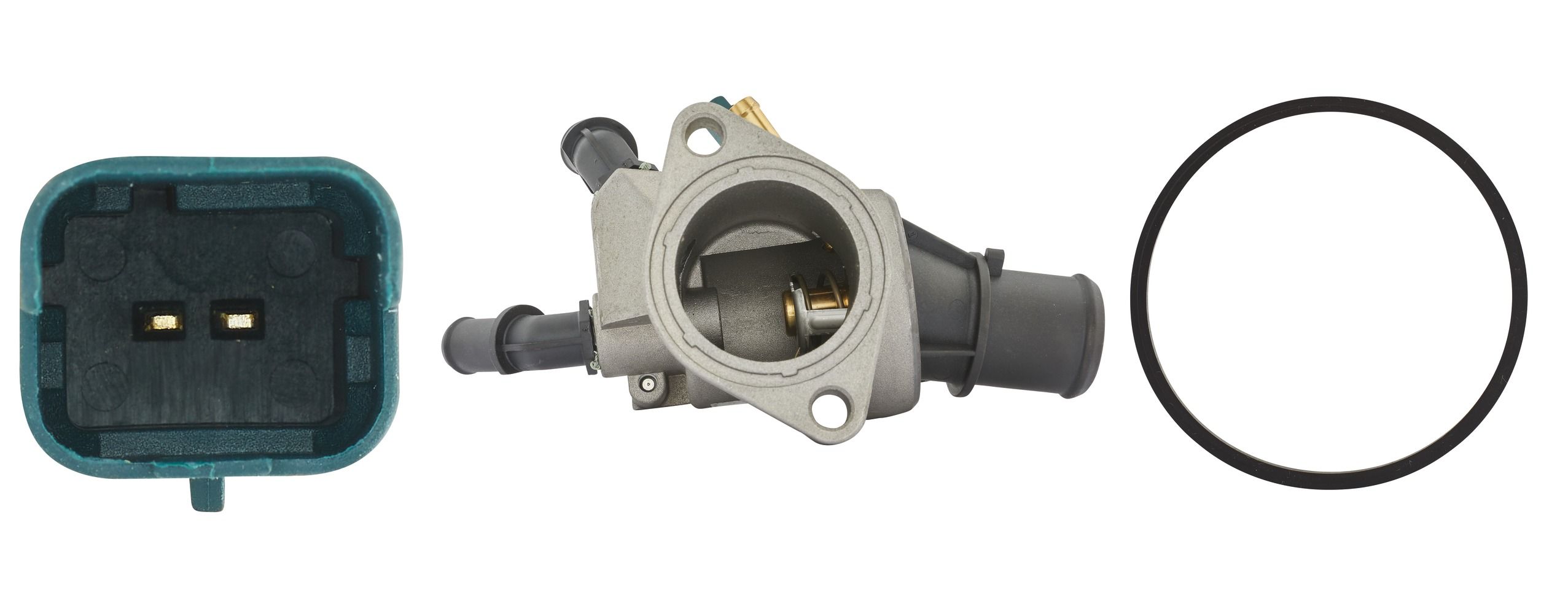 Hella Coolant Thermostat – with temperature sensor/with gasket/seal 8MT354776-531