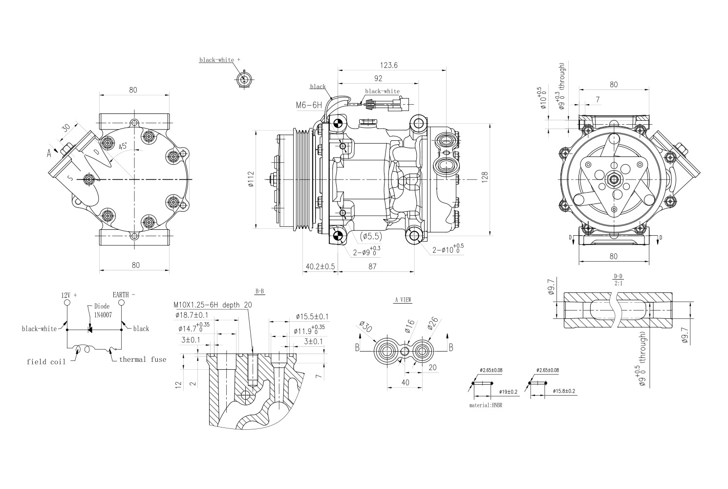 Hella Aircon Compressor 8FK366201-801