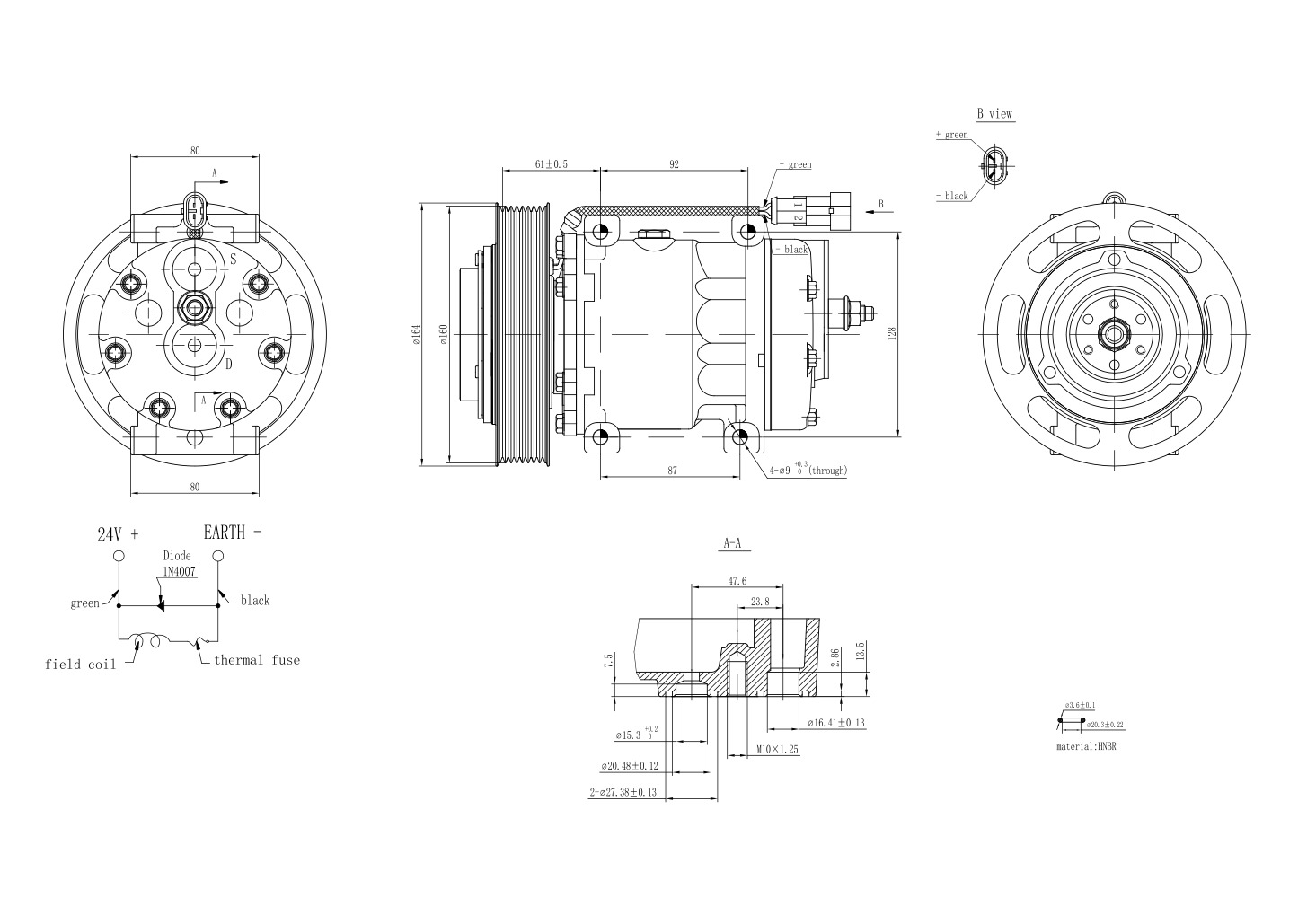 Hella Aircon Compressor 8FK366200-081