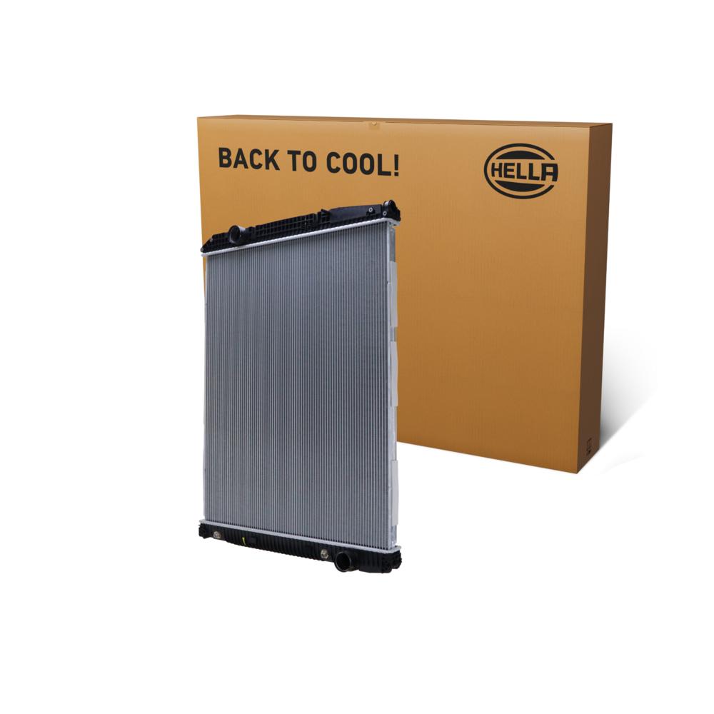 Hella Engine Coolant Radiator 8MK366302-221