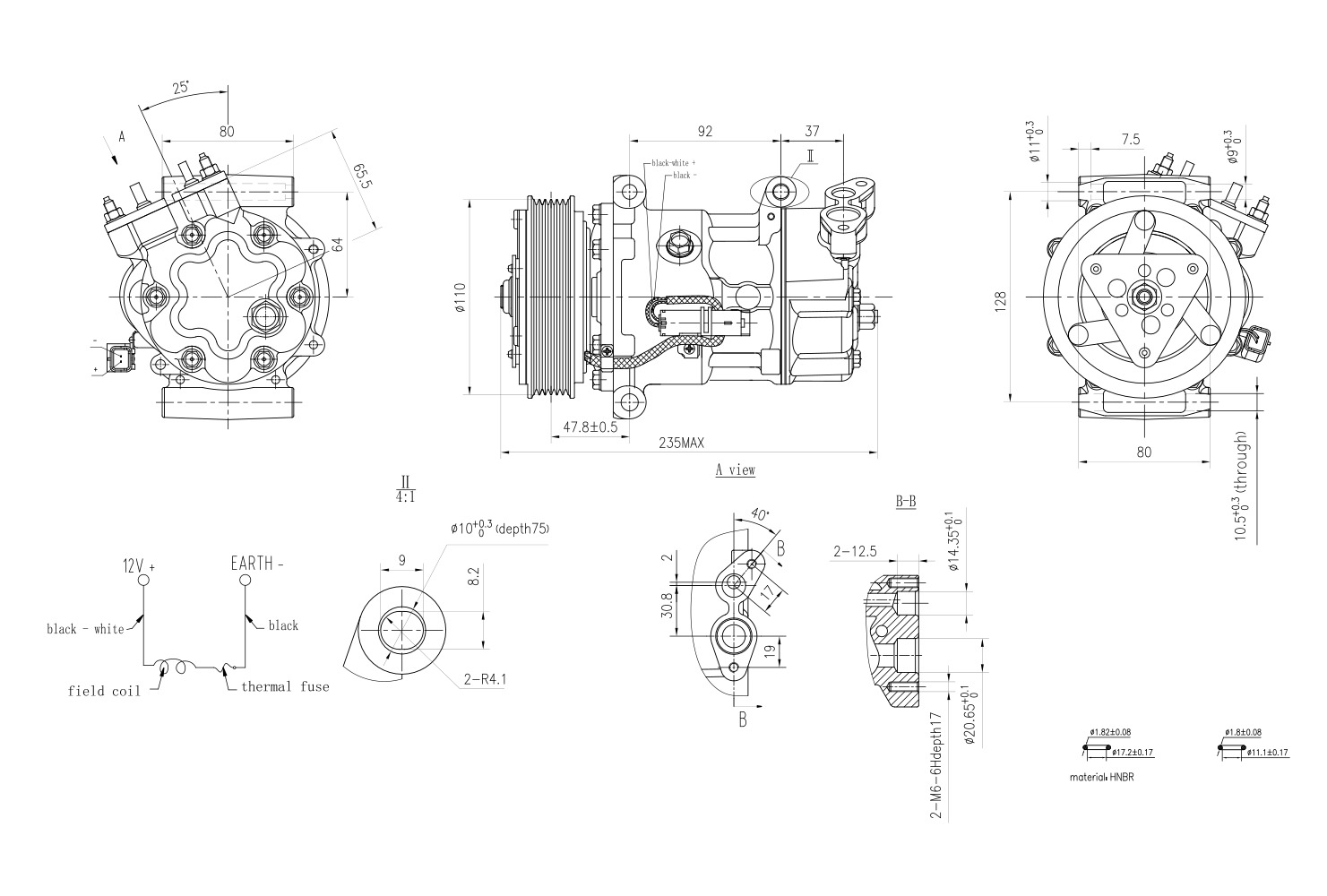 Hella Aircon Compressor 8FK366200-441