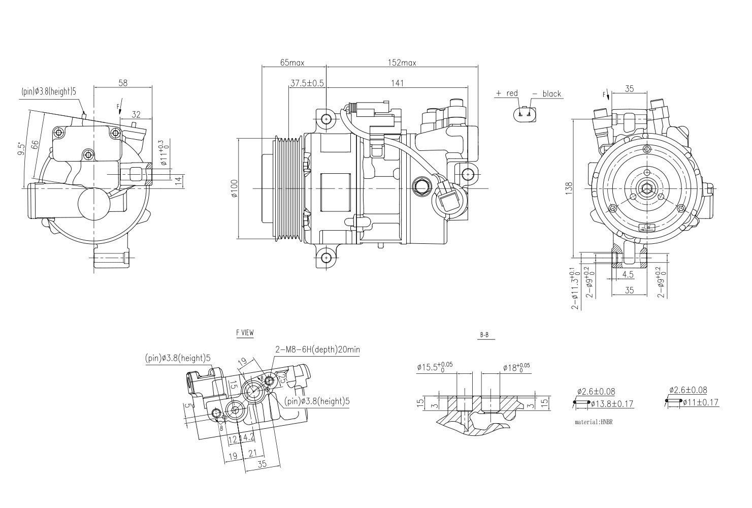 Hella Aircon Compressor 8FK366201-111