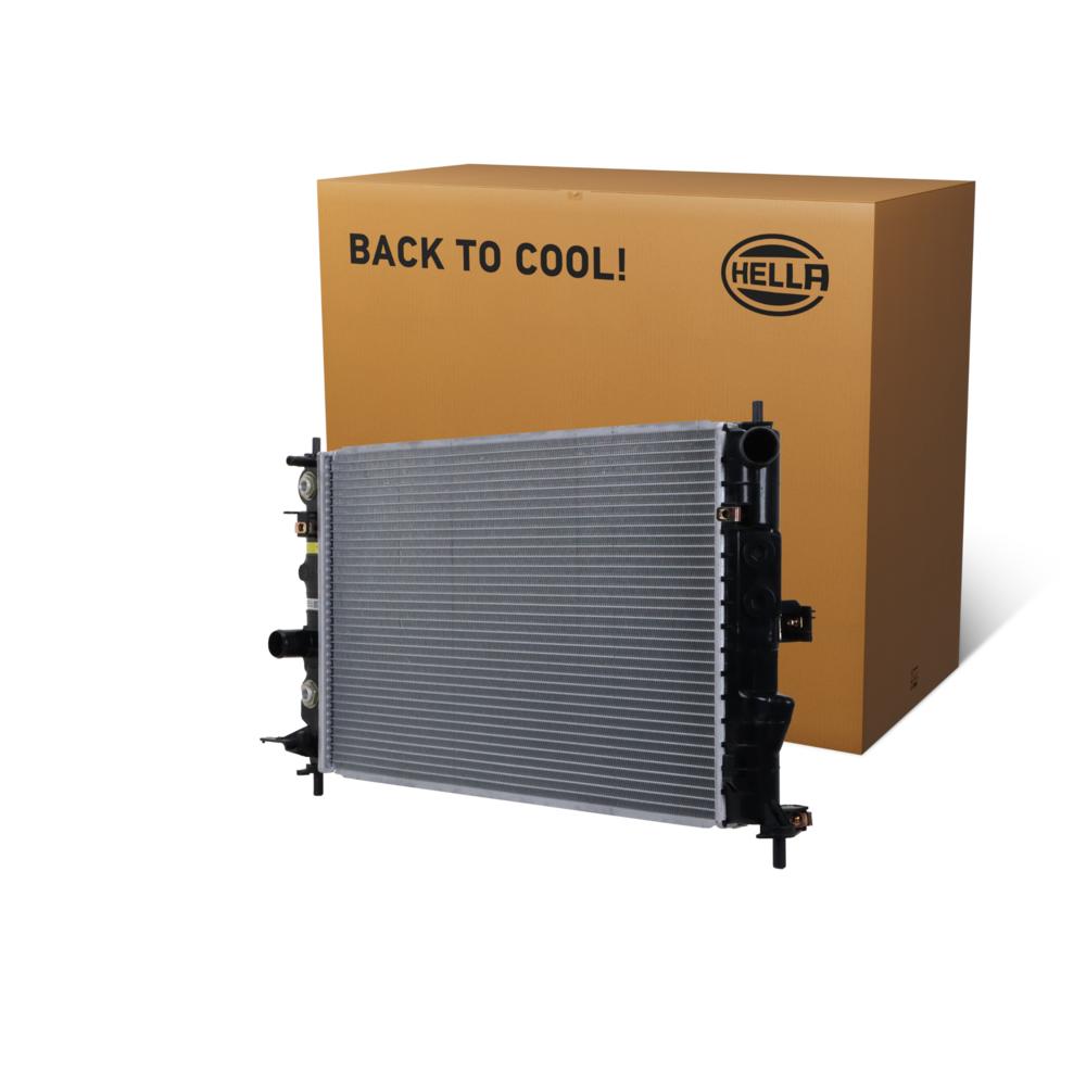 Hella Engine Coolant Radiator 8MK366302-721