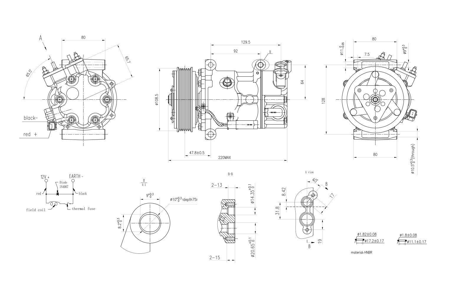 Hella Aircon Compressor 8FK366200-891