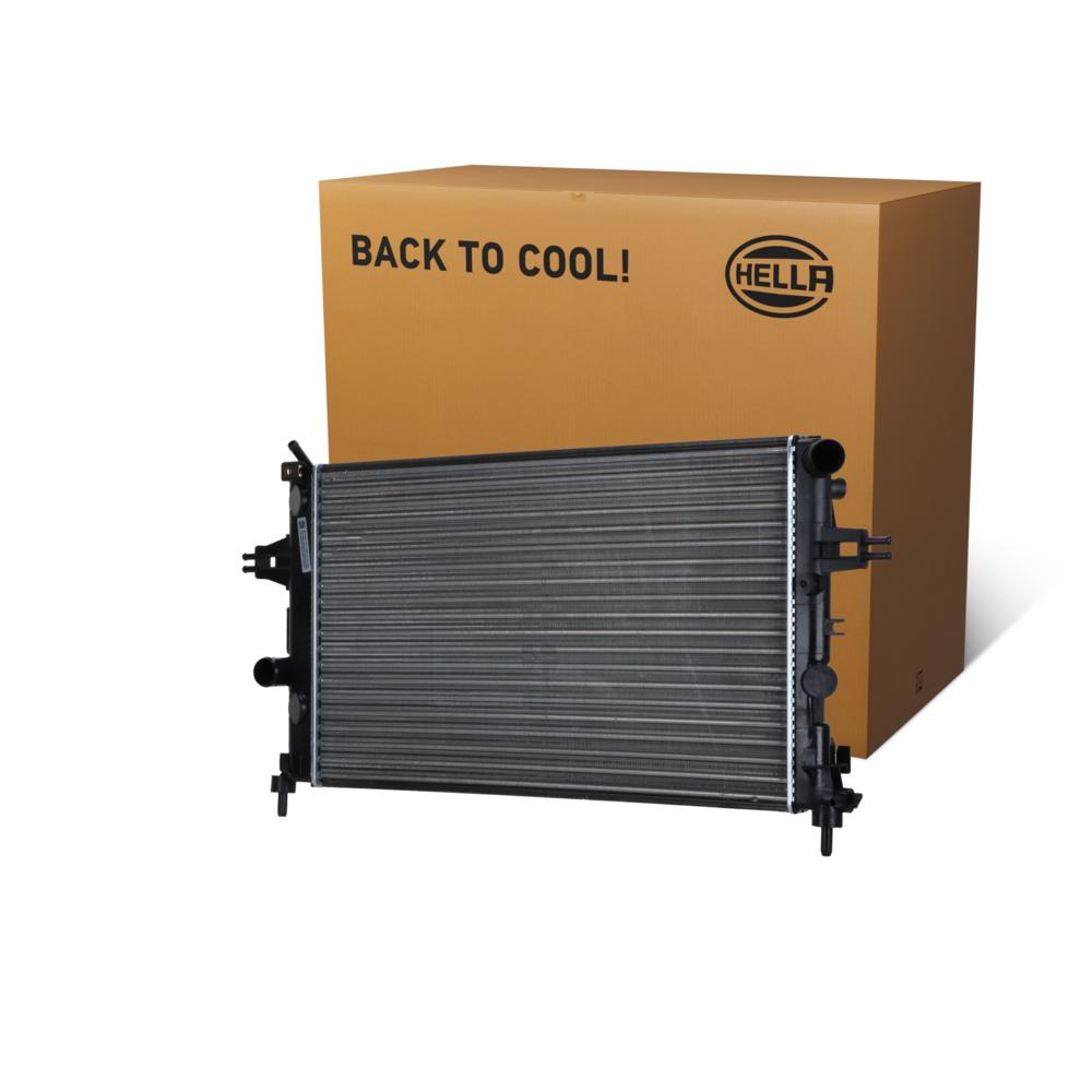 Hella Engine Coolant Radiator 8MK366302-491