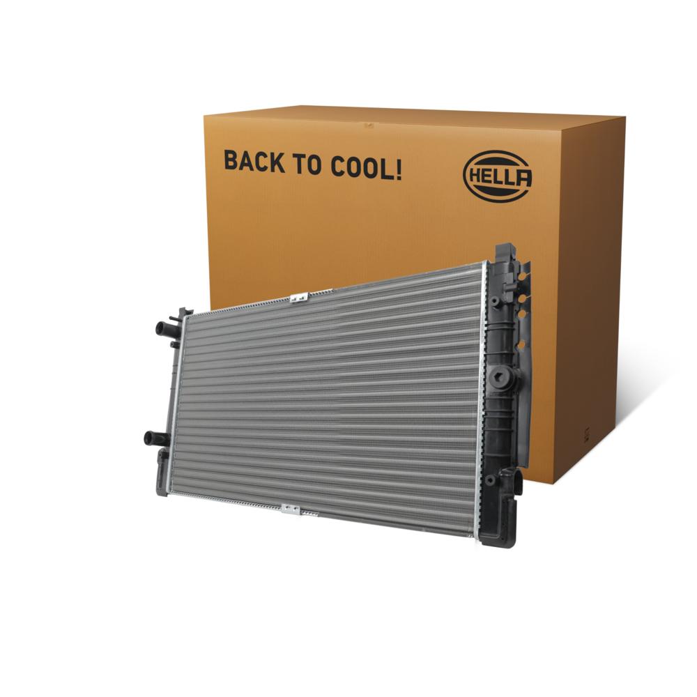 Hella Engine Coolant Radiator 8MK366301-721