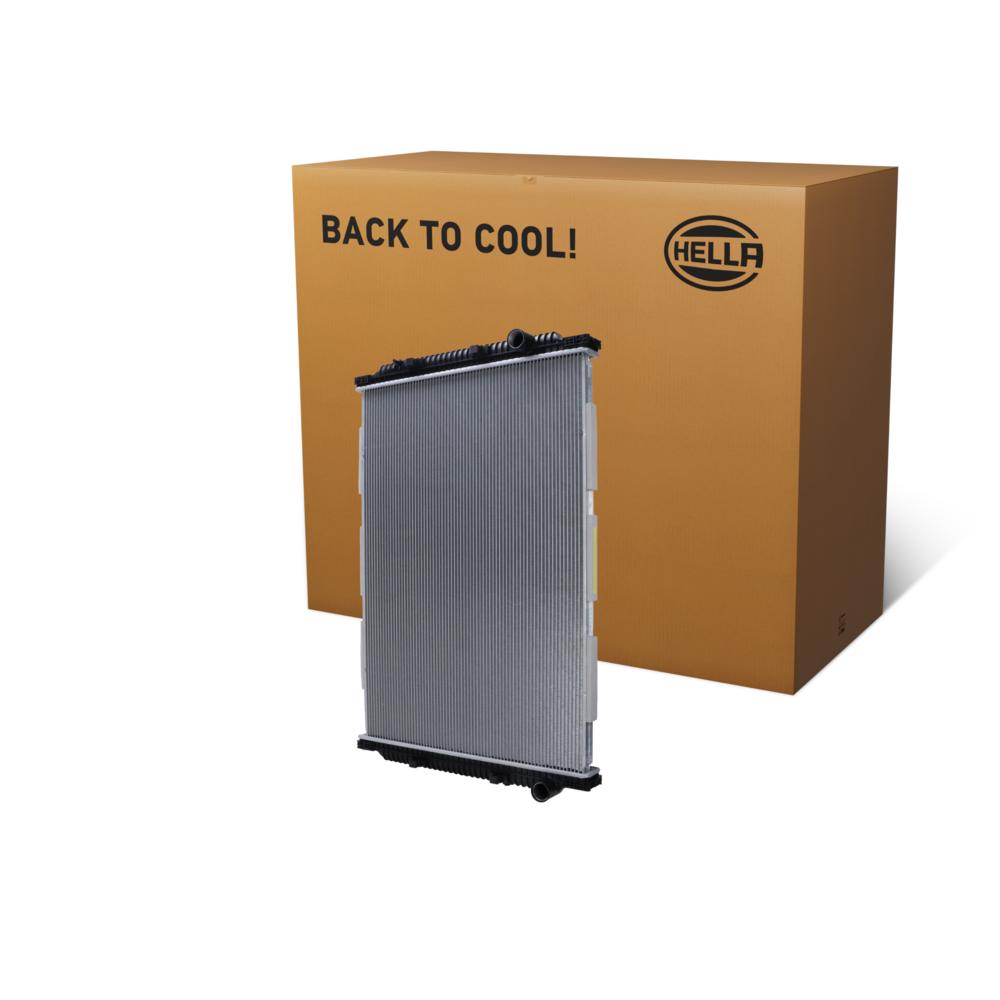 Hella Engine Coolant Radiator 8MK366300-741