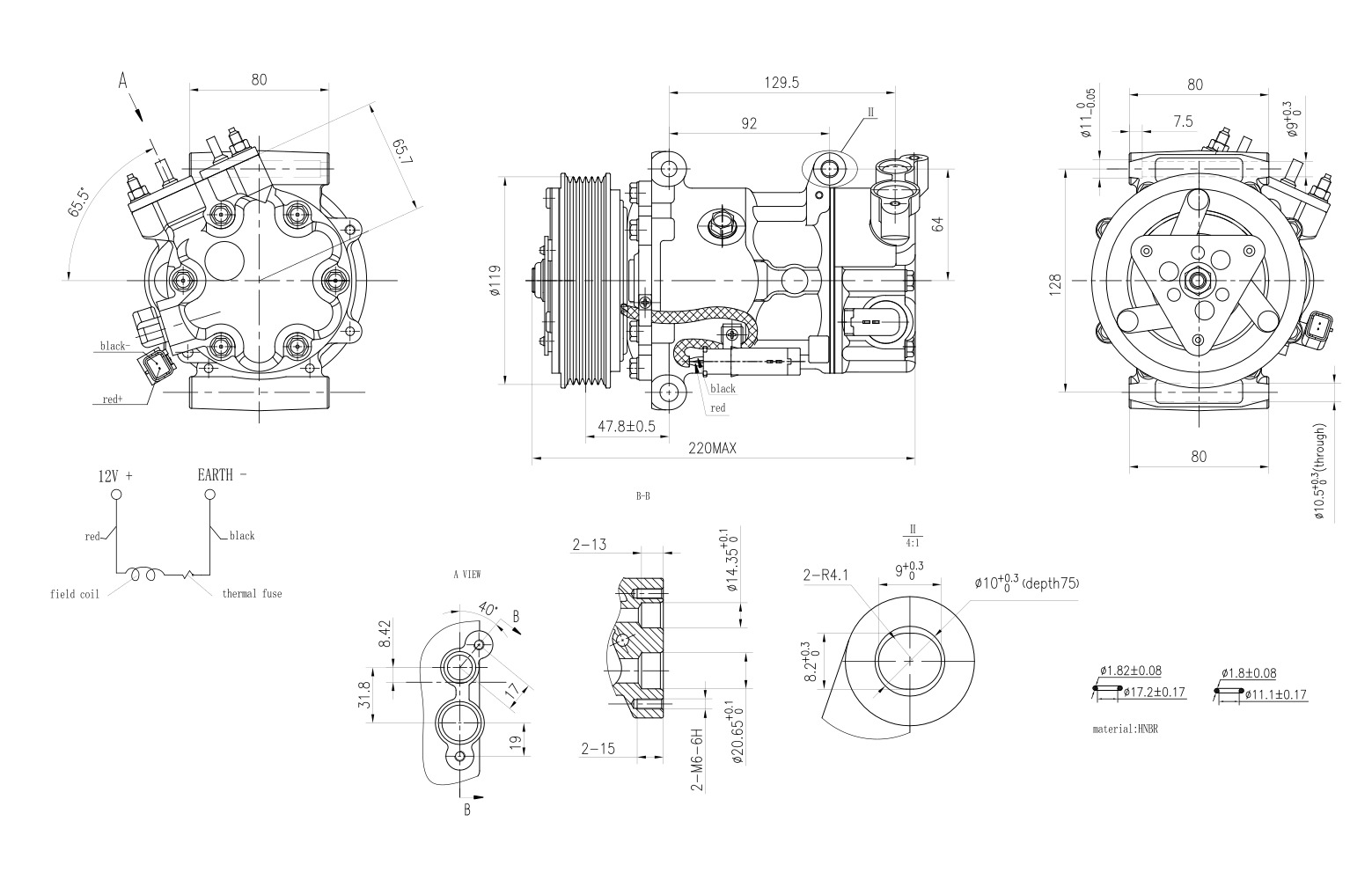 Hella Aircon Compressor 8FK366200-391