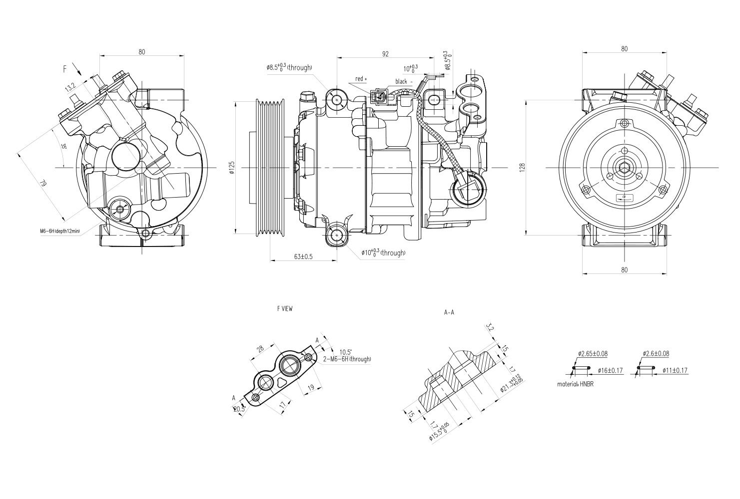 Hella Aircon Compressor 8FK366200-681