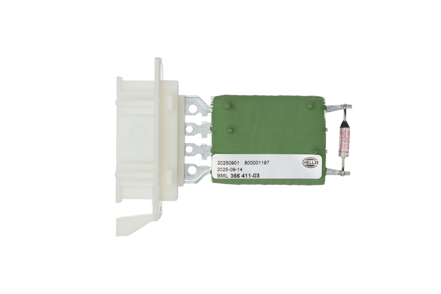Hella Resistor for Interior Blower – 12V – 4-Pin Connector 9ML366411-031