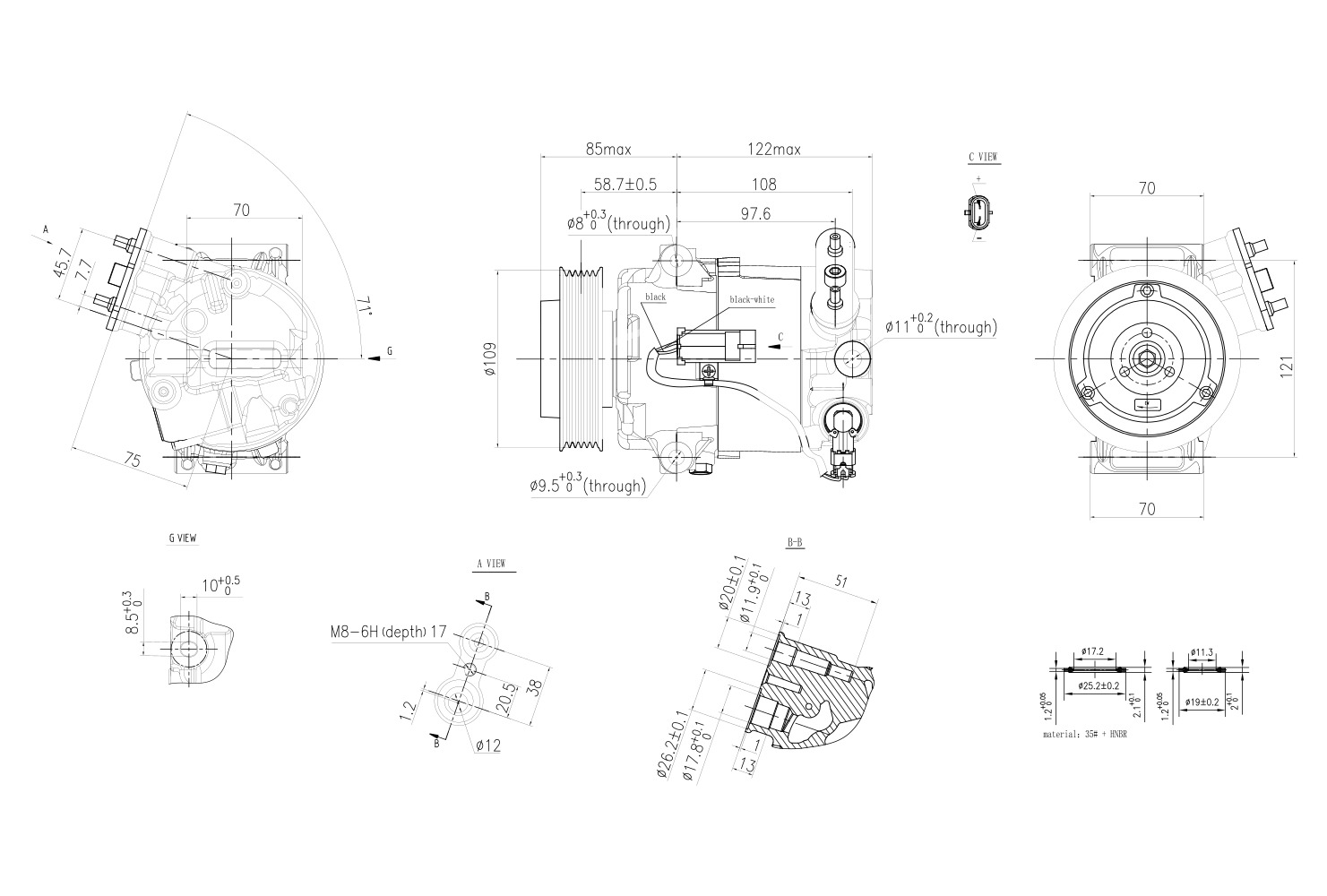 Hella Aircon Compressor 8FK366200-471