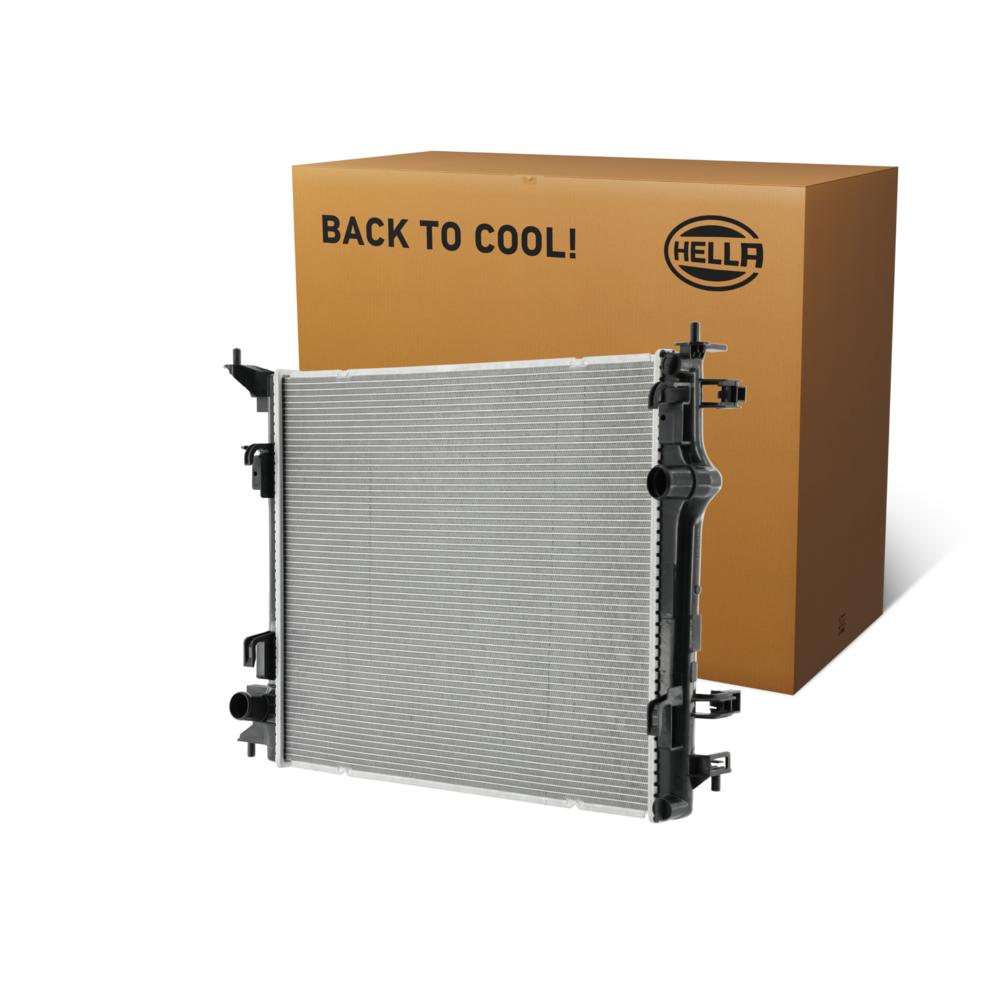 Hella Engine Coolant Radiator 8MK366301-881