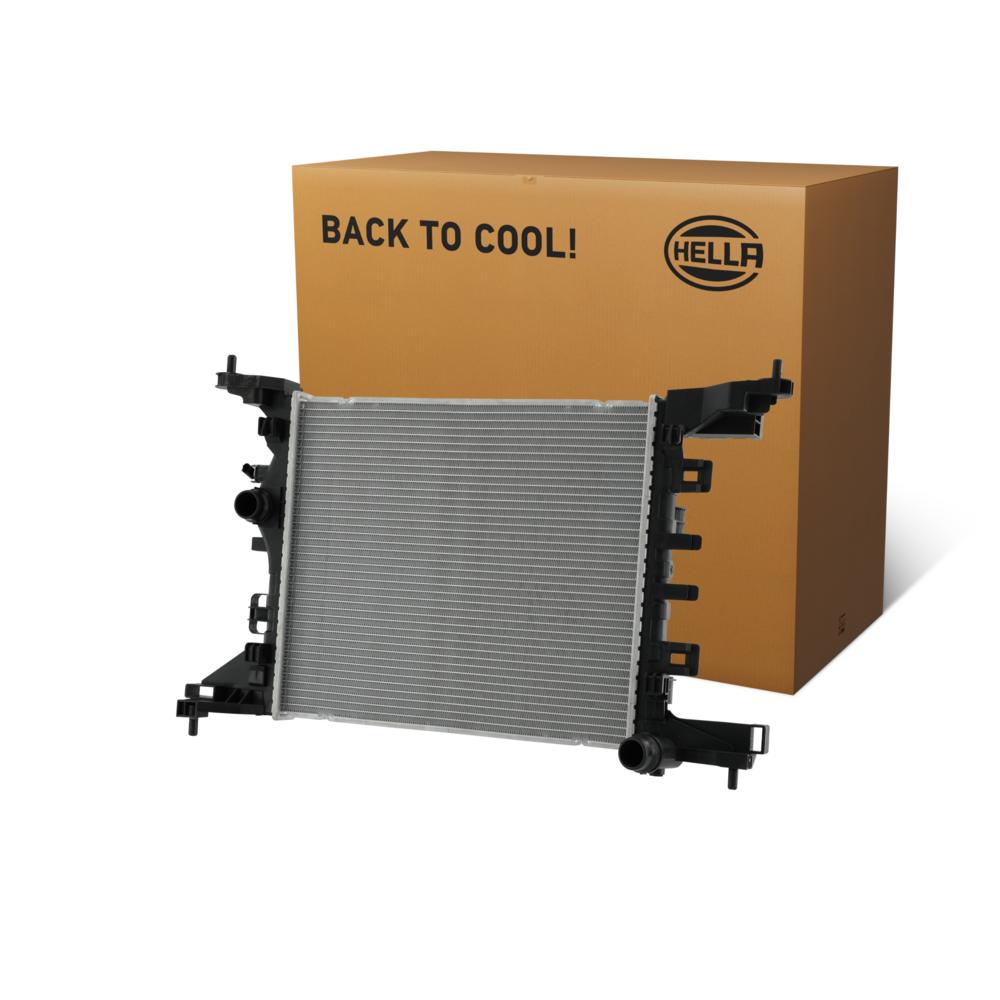 Hella Engine Coolant Radiator 8MK366301-851
