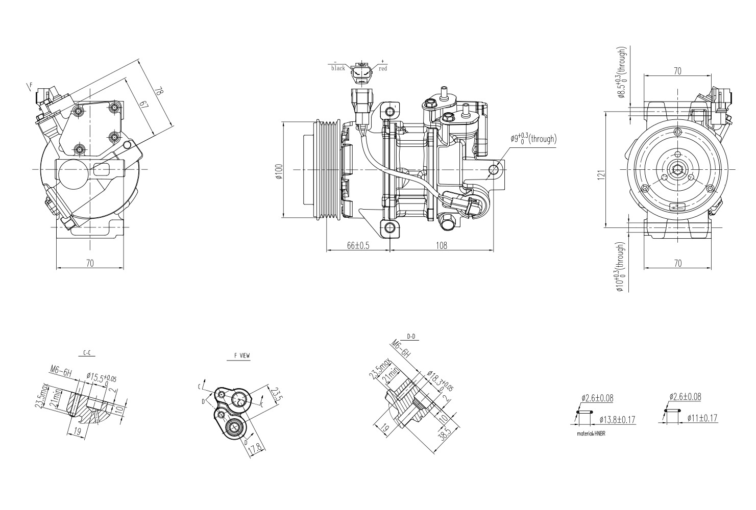 Hella Aircon Compressor 8FK366201-071