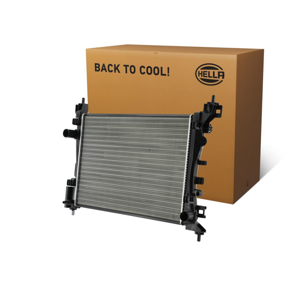 Hella Engine Coolant Radiator 8MK366301-841
