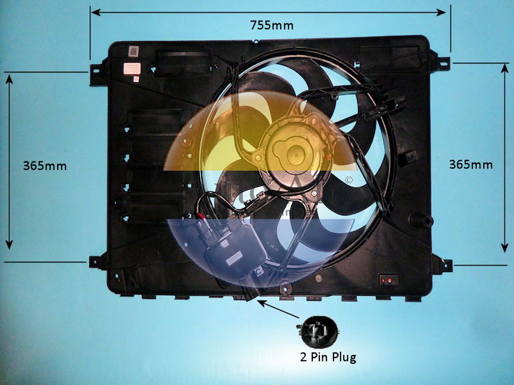 Radiator Cooling Fan – AutoAir 05-1049 Radiator Cooling Fan – AutoAir 05-1049