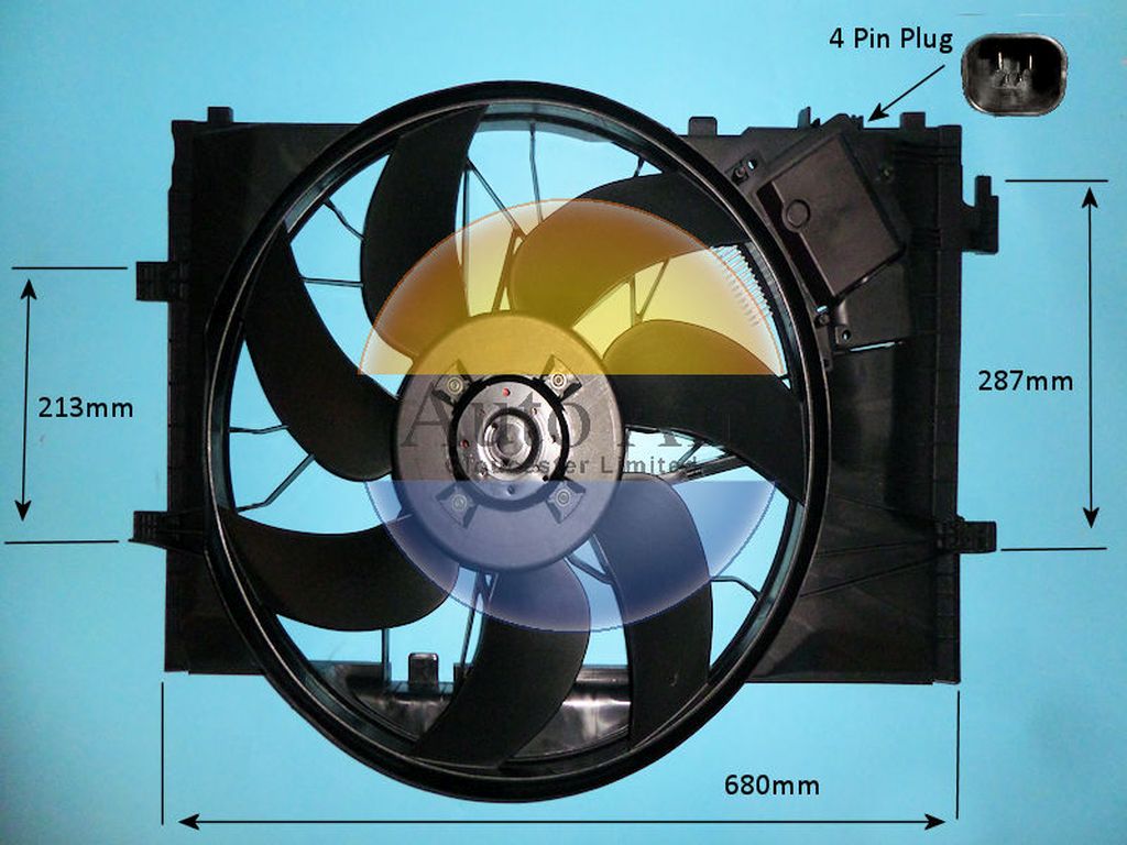 Radiator Cooling Fan – AutoAir 05-1219 Radiator Cooling Fan – AutoAir 05-1219