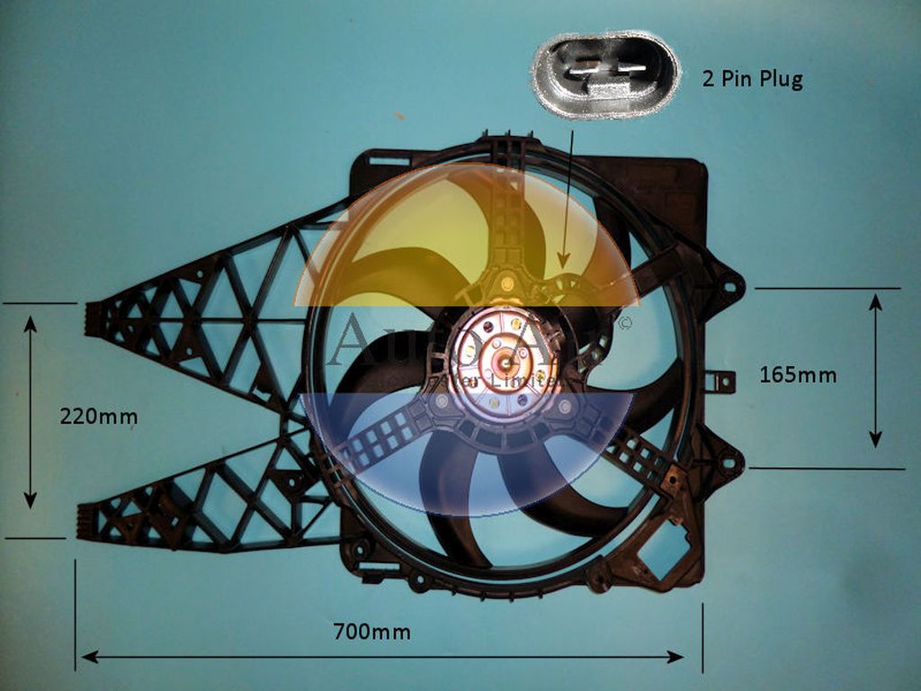 Radiator Cooling Fan – AutoAir 05-1342 Radiator Cooling Fan – AutoAir 05-1342