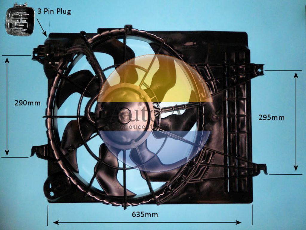 Radiator Cooling Fan – AutoAir 05-1450
