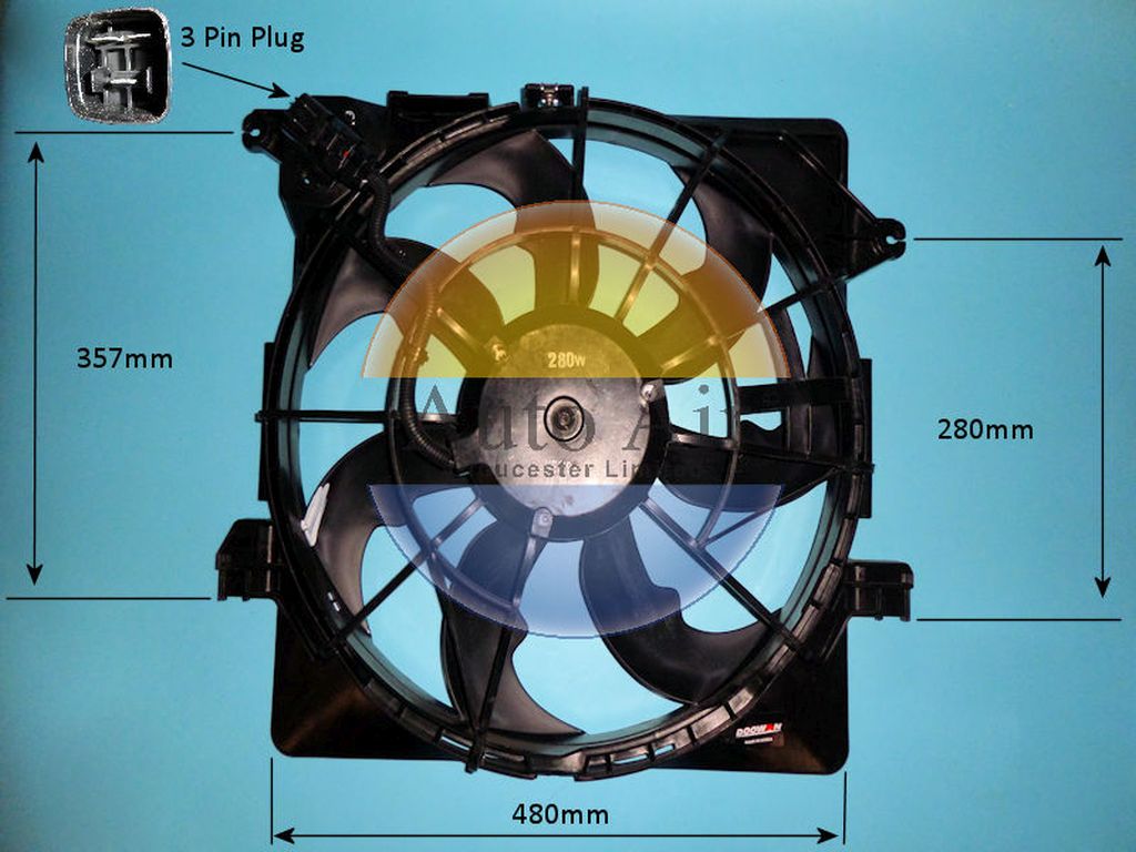 Radiator Cooling Fan – AutoAir 05-1460