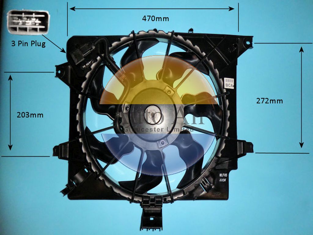 Radiator Cooling Fan – AutoAir 05-1469