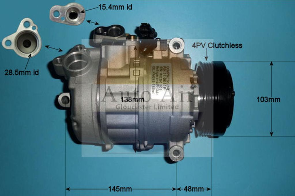 Aircon Compressor Aftermarket Quality – AutoAir 14-0041P