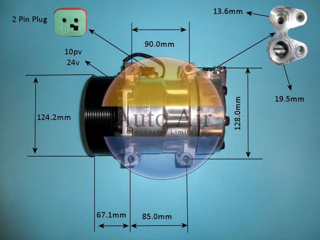 Aircon Compressor Aftermarket Quality – AutoAir 14-0058P