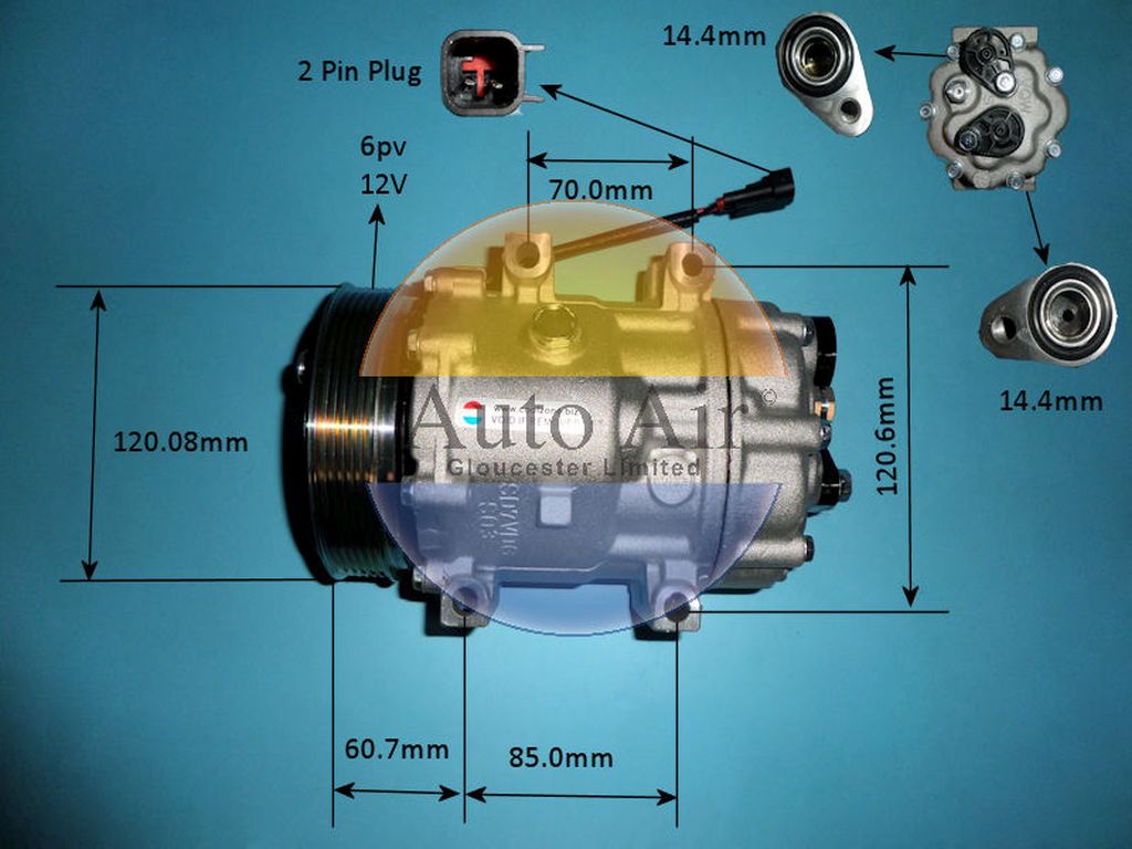 Aircon Compressor Aftermarket Quality – AutoAir 14-0094P