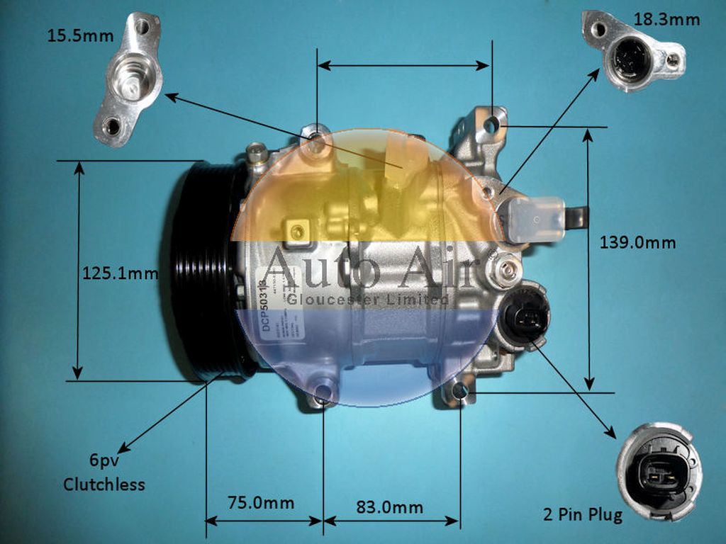 Aircon Compressor Genuine OE DENSO – AutoAir 14-0293