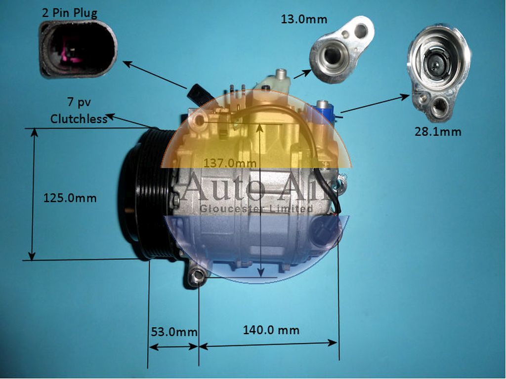 Aircon Compressor Aftermarket Quality – AutoAir 14-0351P