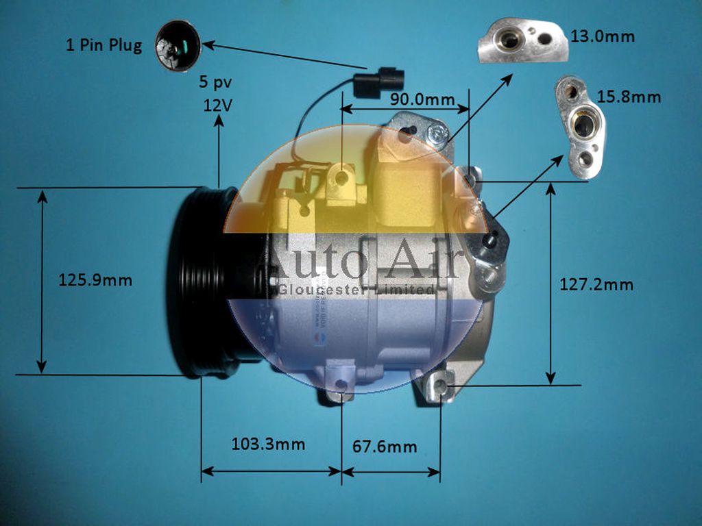 Aircon Compressor Aftermarket Quality – AutoAir 14-0412P