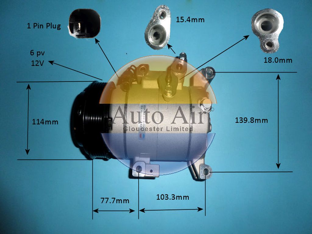 Aircon Compressor Aftermarket Quality – AutoAir 14-0801P