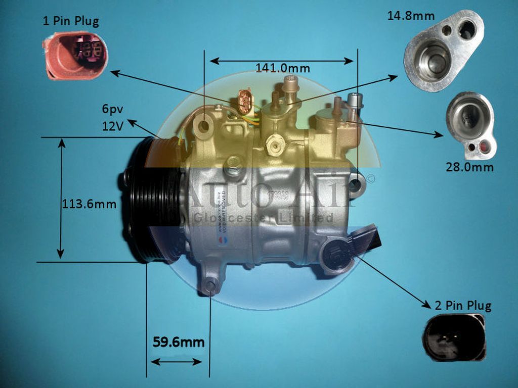Aircon Compressor Aftermarket Quality – AutoAir 14-0813P