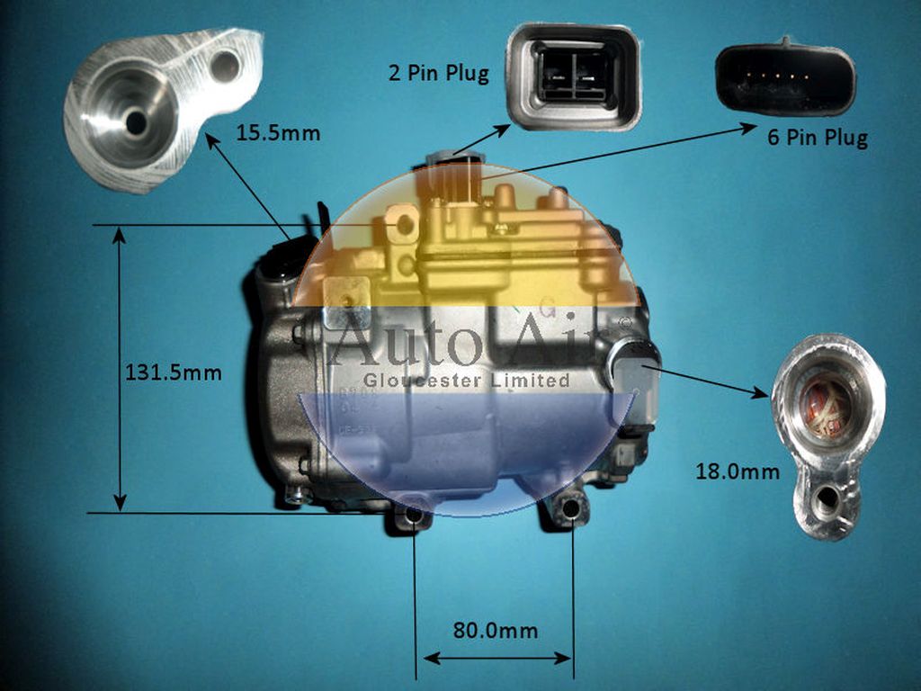 Aircon Compressor Genuine OE DENSO – AutoAir 14-0816
