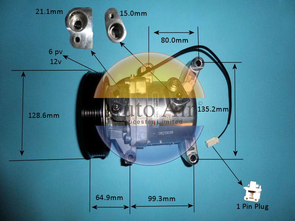 Aircon Compressor Aftermarket Quality – AutoAir 14-0818P