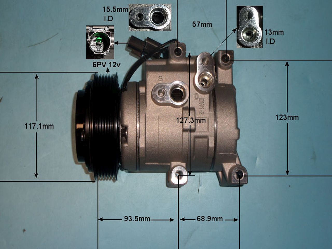 Auto Air Aircon Compressor Aftermarket – 14-0831P