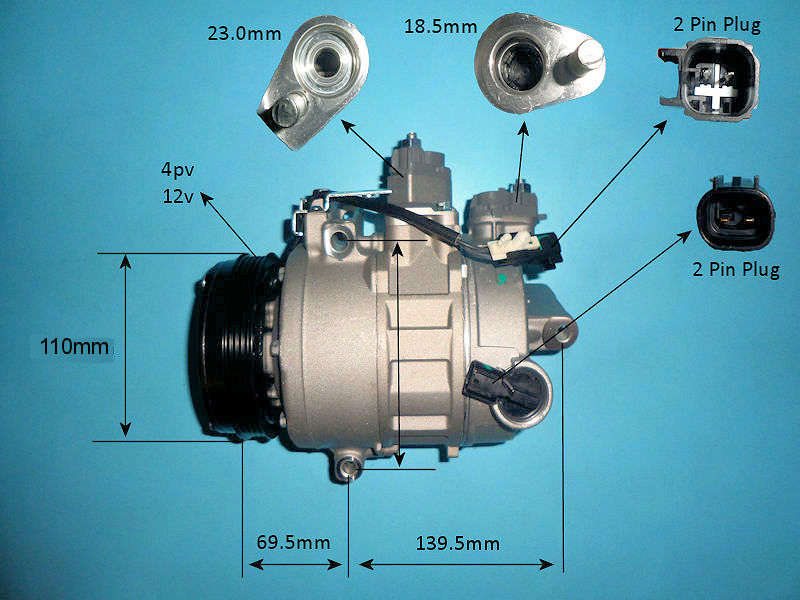 CoolZone Aircon Compressor (14-0834P)
