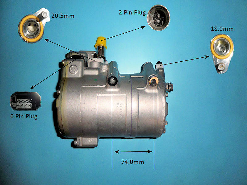 CoolZone Aircon Compressor Genuine OEM (14-0835)