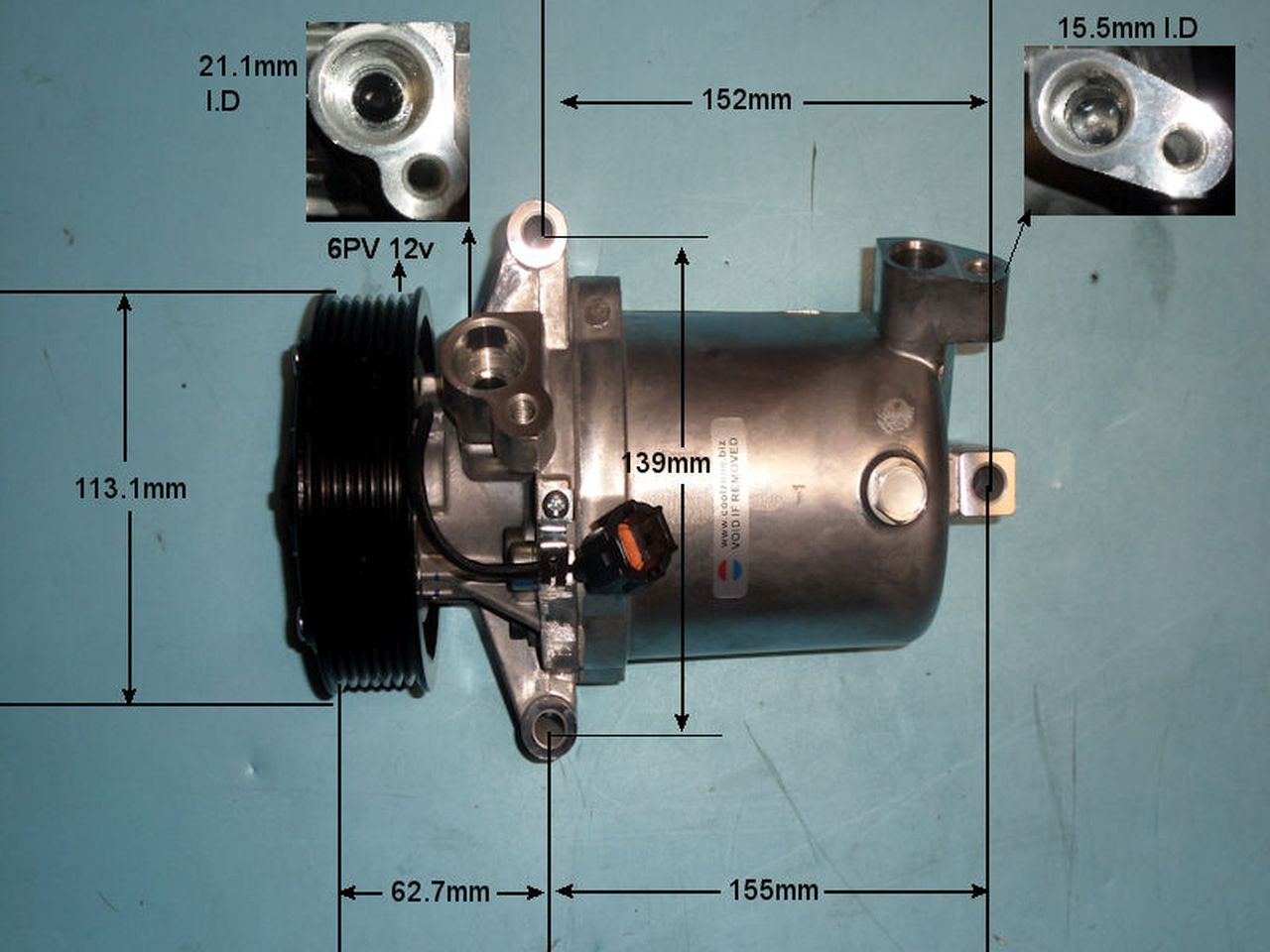 Auto Air Aircon Compressor Aftermarket – 14-0839P