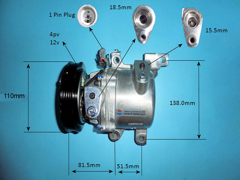 CoolZone Aircon Compressor (14-0842P)